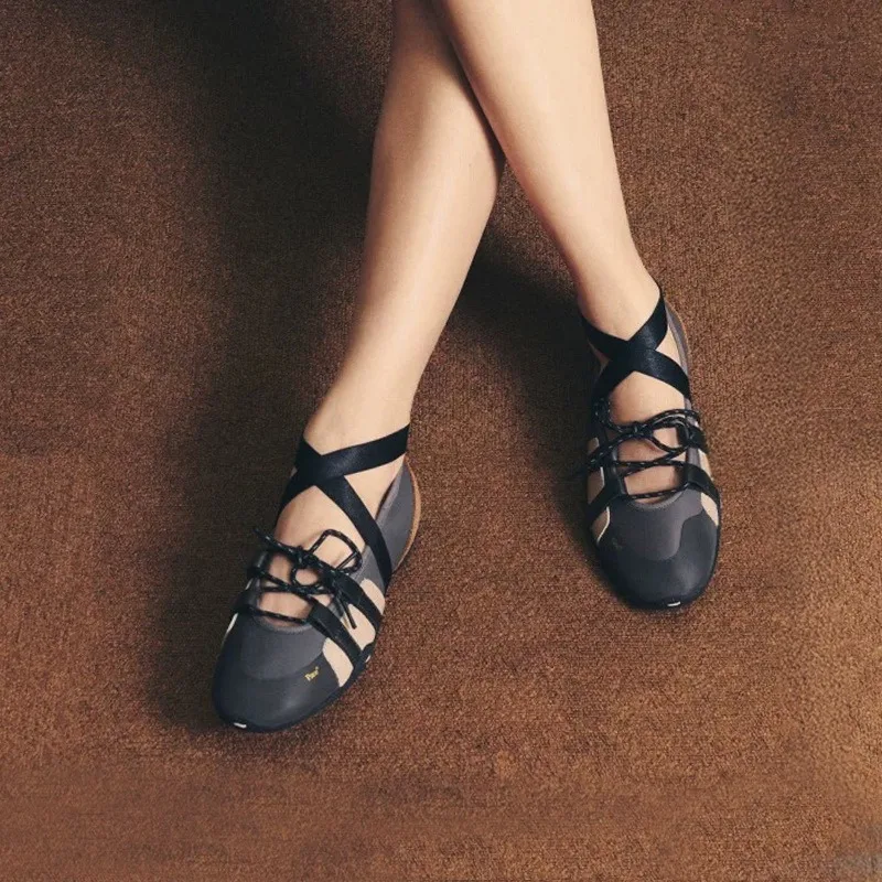 Fashion Womens Shoes Exquisite Round Head Ballet Casual Shoes for Woman Comfort Shallow Sneakers Designer Shoes Zapatos De Mujer