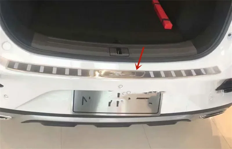 For MG HS 2018-2023 stainless steel car threshold guard panel trunk threshold guard panel Anti-scratch car accessories