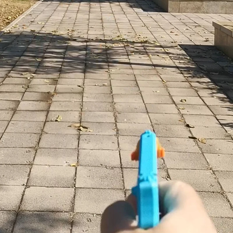 Outdoor Portable EDC Creative Plastic Poker Soft Bullet Gun Toy Tool