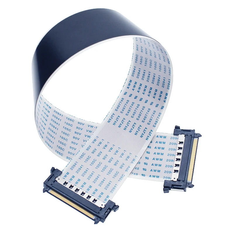 41Pin 51Pin I-PEX High Quality Ribbon Cable 4K HDTV LVDS AWM 20706 20861 105C 60V VW-1 Forward/Reverse for Electronic Components