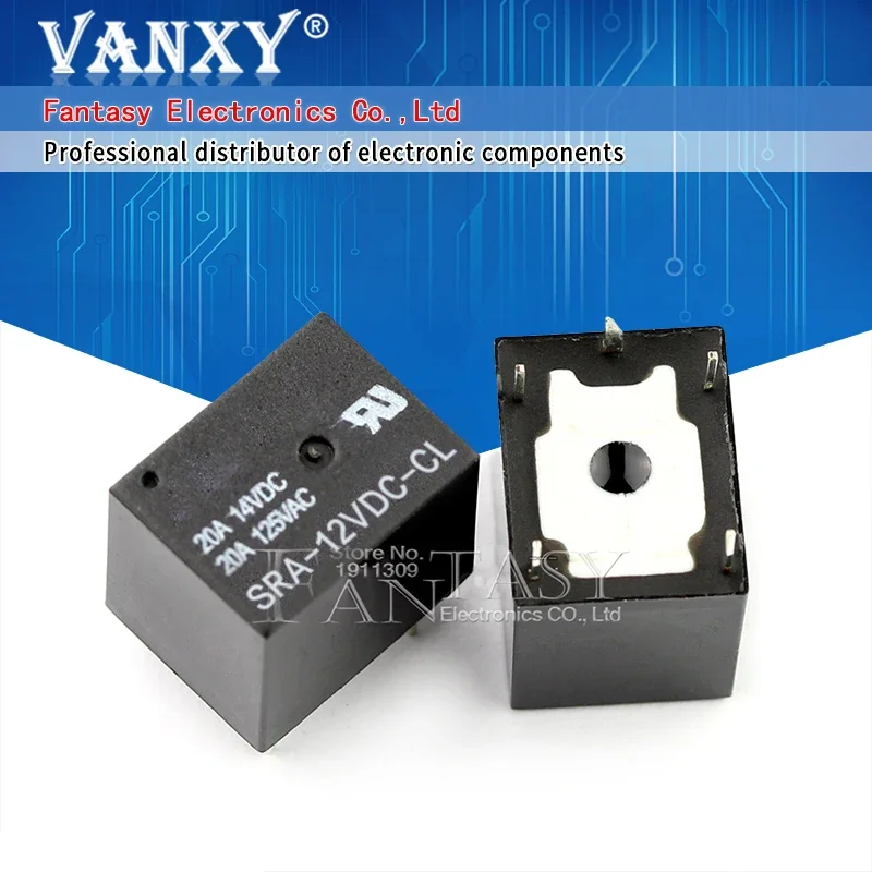 5 sztuk/partia przekaźnik SRA-12VDC-CL SRA-12VDC SRA-12V SRA-05VDC-CL SRA-24VDC-CL przekaźniki 5 pinów 4PIN 5V 24V 12V DC