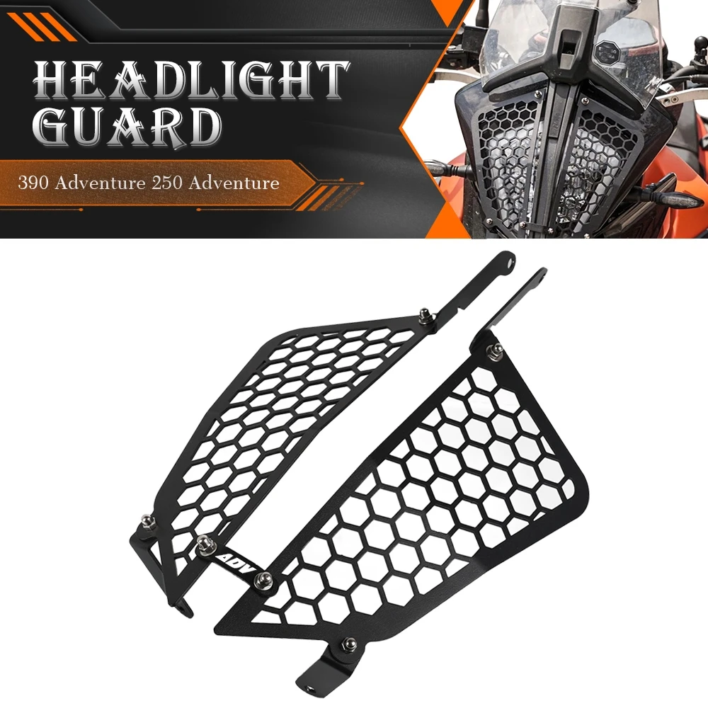 

Motorcycle Headlight Protector Grille Guard Cover Decorative For 390 Adventure 250 Adventure 2019-2023 Motorcycle Accessories