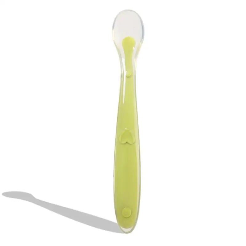 baby silicone soft spoon for children Young child training feeding BPA-free quality suitable for the first stage of gums