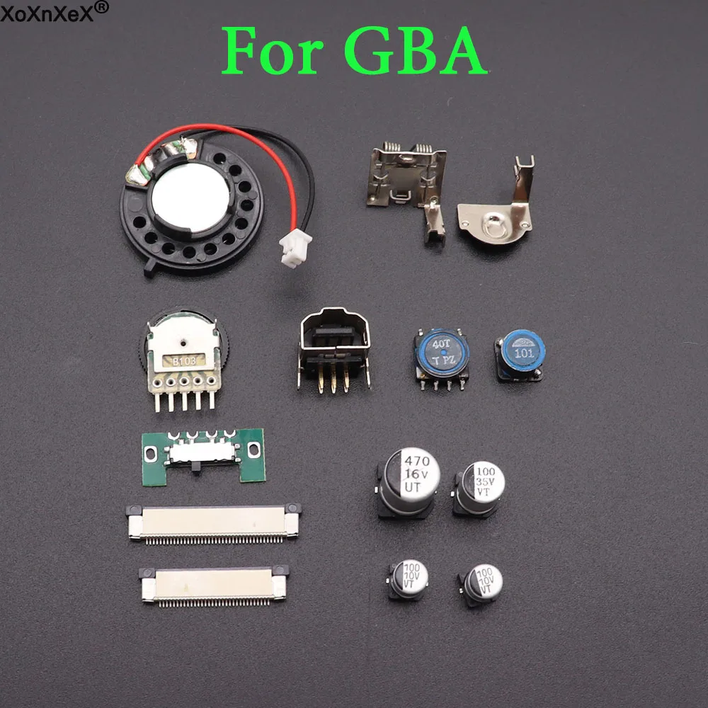 1pcs For GBA Game Console Maintenance Accessories For GBA LCD Insert Capacitor Inductor Speaker Power Supply Volume Switch