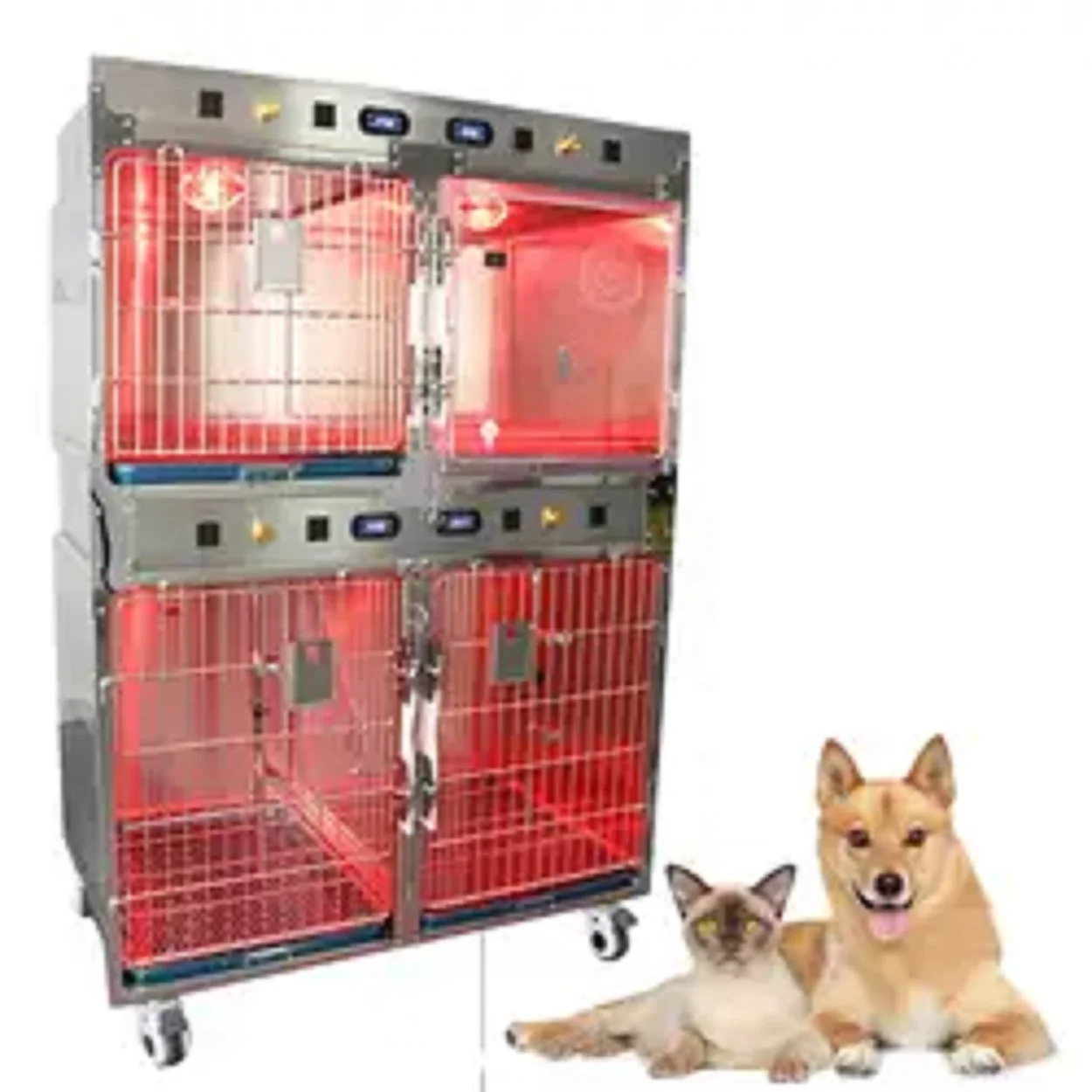 

Pet Care Best Selling Cage Cat Dog Veterinary Stainless Steel Vet Cages Factory Supply