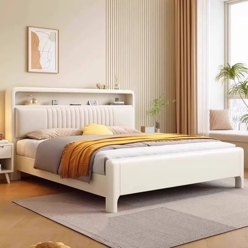 

Design Mattress Double Bed Base Upholstered Single Headboards Double Bed Kids Cabinets Camas De Dormitorio Furniture
