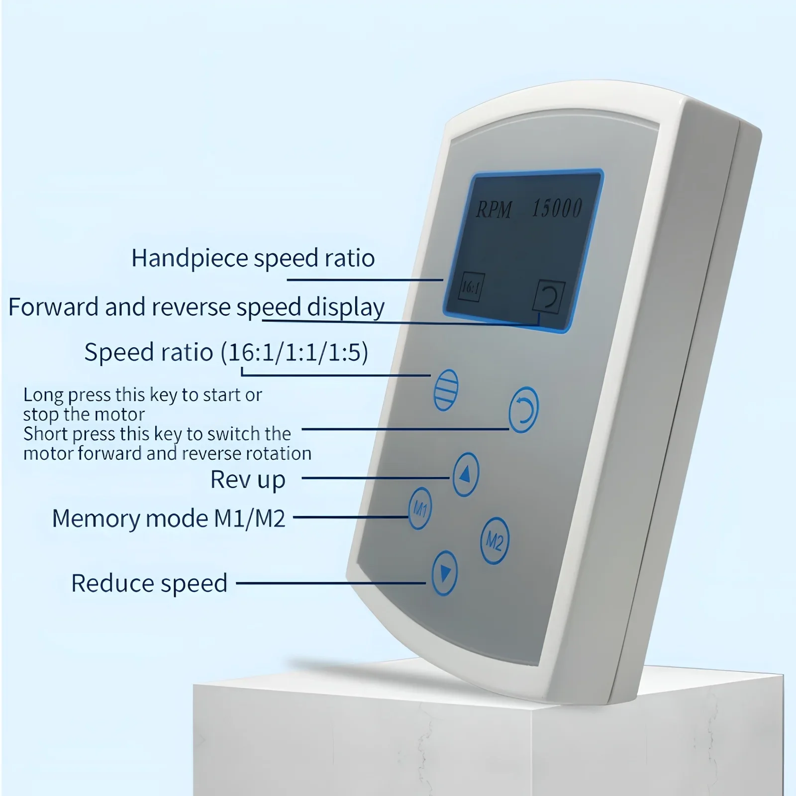 Dental Strong Built-in MicroMotor Work With 1:5 1:1 16:1 Dental Contra Angle Dental Clinical Brushless Micro Motor 2000Rpm
