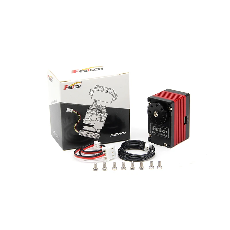 

Feetech 14 кг крутящий момент цифровой бесщеточный двигатель с металлической шестерней низкопрофильный программируемый сервопривод для 1/12 RC дрифт-автомобилей робот