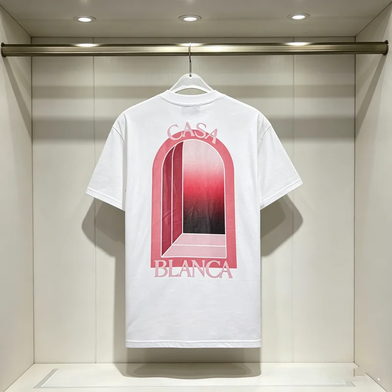 Casablanca Fantasy Gate Print T Shirt 2026 Men Women High Quality Loose Sports Tennis Club T-shirt Tops Tee