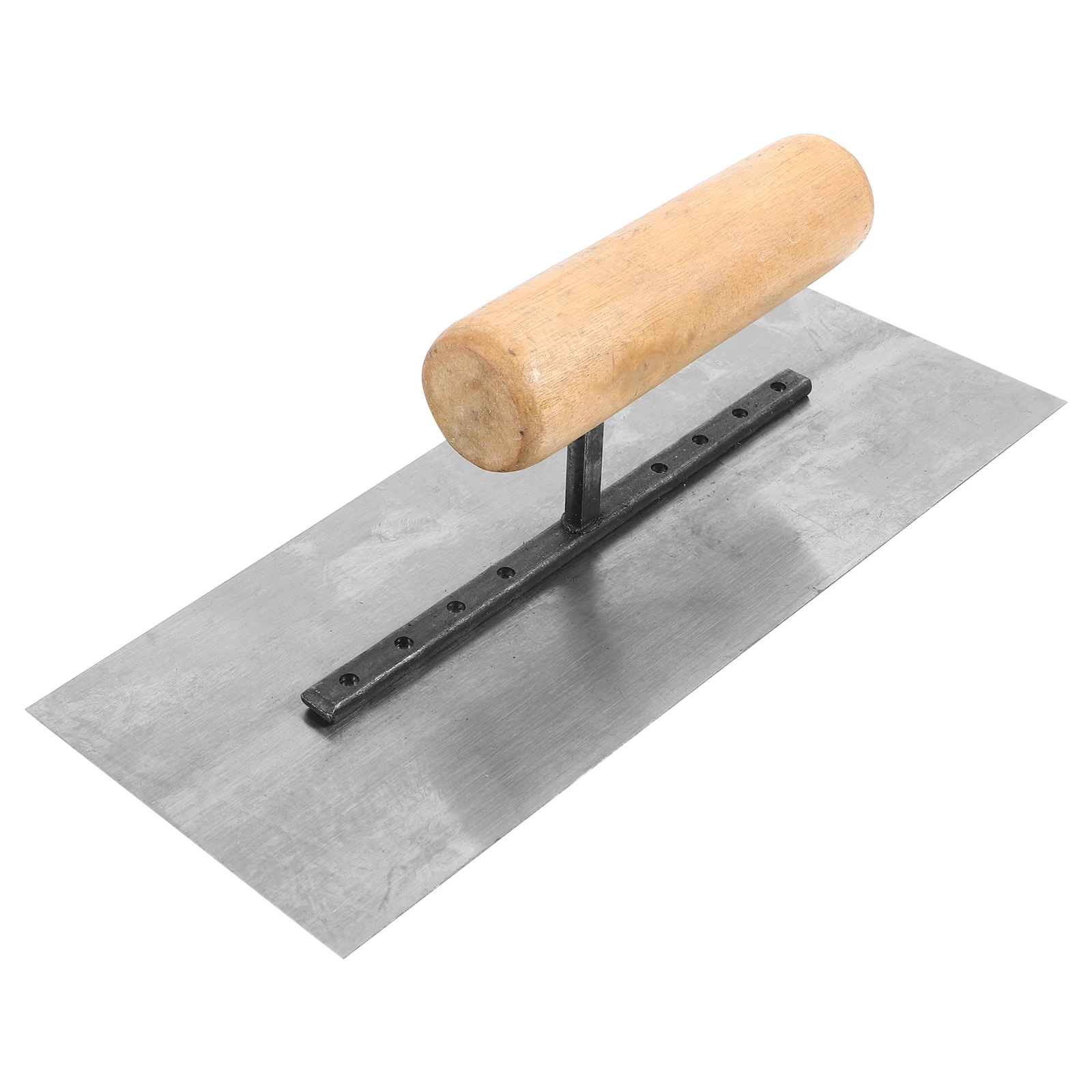 Paleta con mango de madera, herramienta de enyesado con hoja de acero de 200mm, raspador de mampostería de hormigón para paneles de yeso, herramienta manual, trabajo de cemento resistente