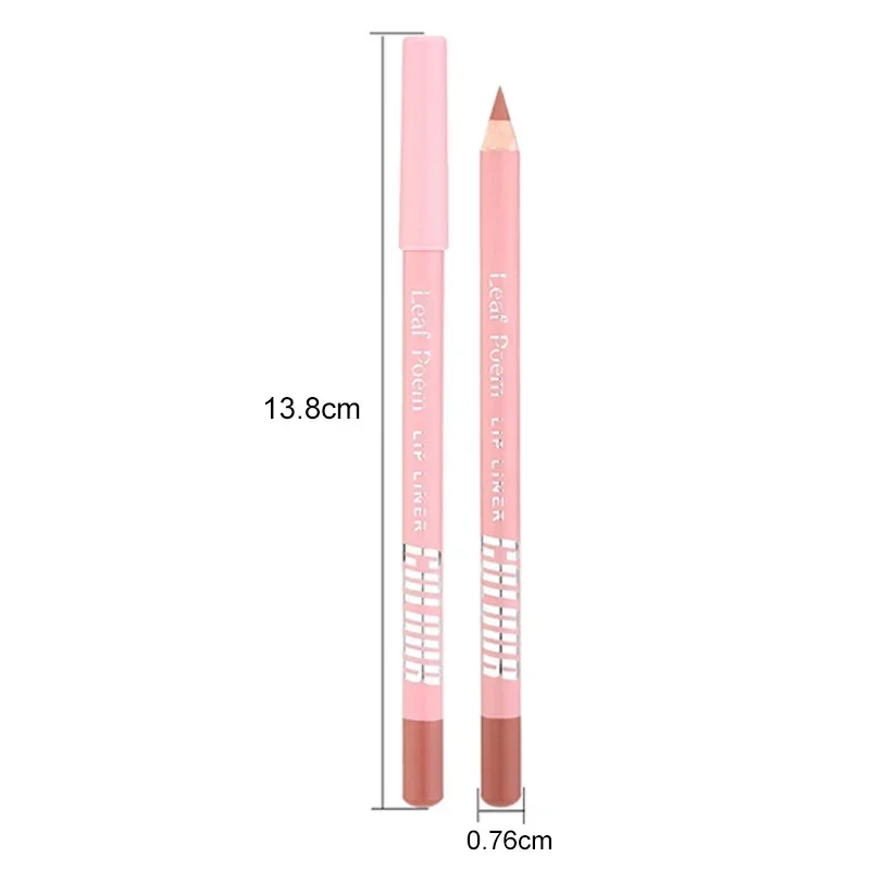 12Color Matte Lipliner Pencil Waterproof Plumping Stain Lipstick Natural Nude Pink Lip Liner Pro Outline The Lips Contour Makeup