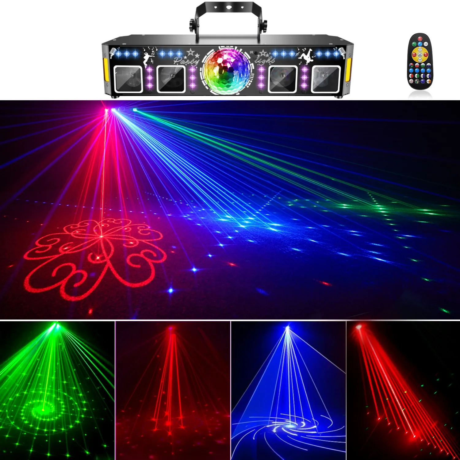 DMX コントローラーレーザー舞台照明ステージ Led ライトサウンドピックアップ DJ ボールレーザーライト UV ライトバークラブ KTV プロジェクターライト