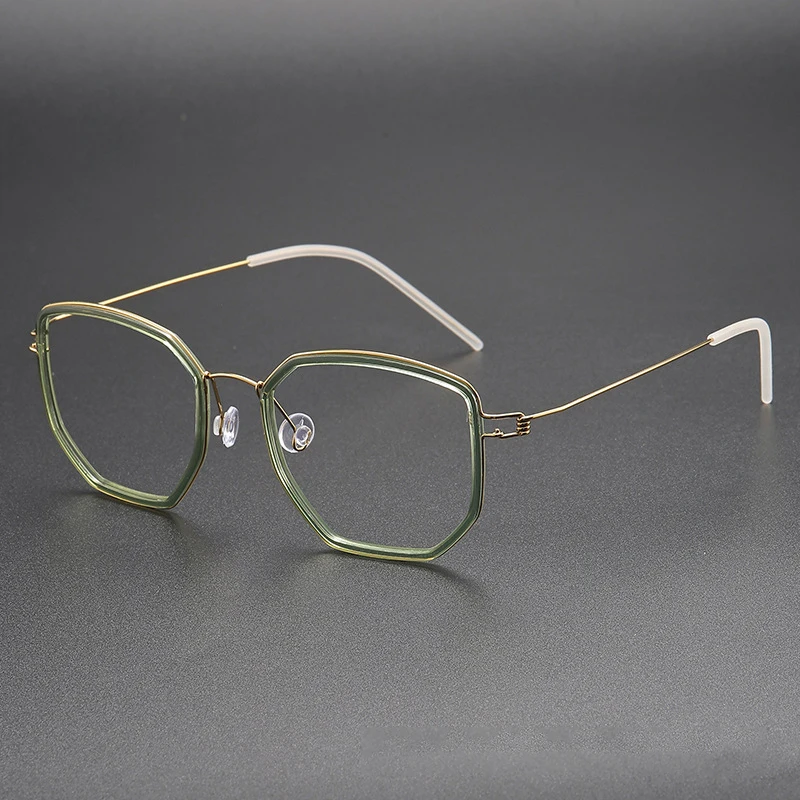 

Оправа для очков Brand Polygon Titanium 2026 – безвинтовая, тонкая, ультралегкая, модная, для мужчин и женщин, простой дизайн