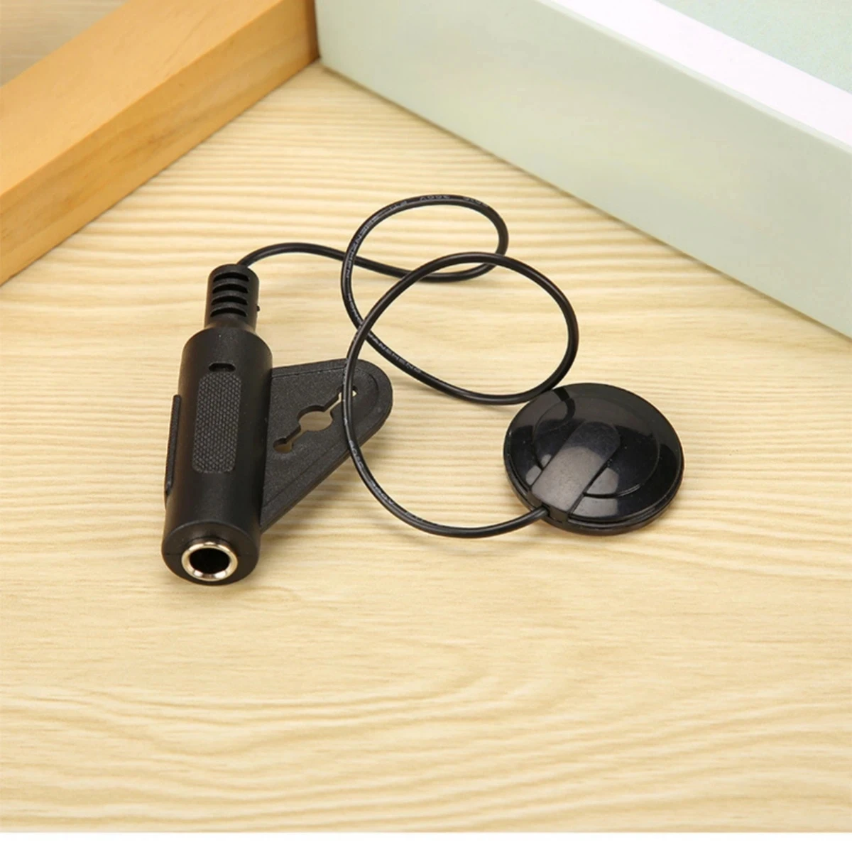 Miwayer Piezo Contact Pickup Mic Durable Clip-On for Acoustic Guitar/Ukulele/Mandolin/Violin/Banjo/Kalimba/Thumb Piano