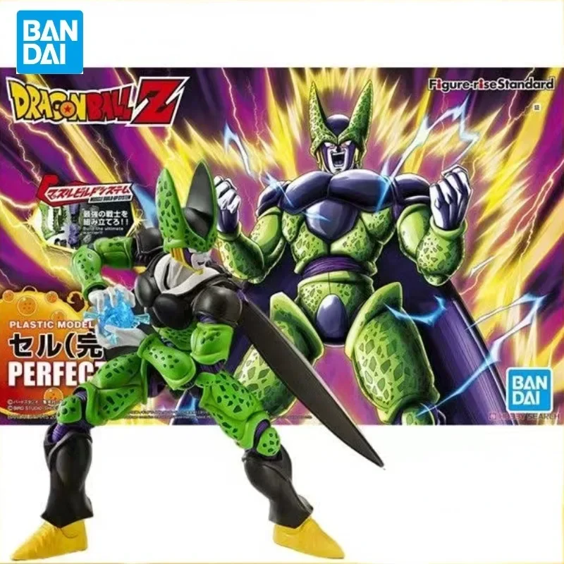 In Stock Original Bandai  Dragon Ball Z SHF Model Kit 18cm Perfect Cell Anime Action Figure Doll Collection Toys Hoilday Gifts