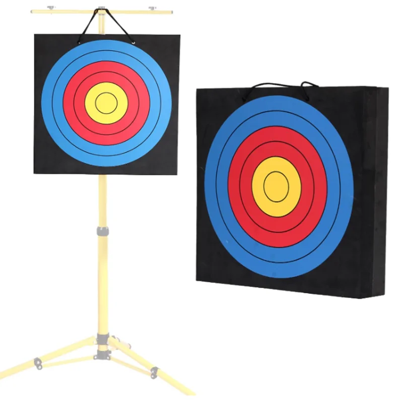 

TOPARCHERY Lightweight 50x50x5cm High Density EVA Foam Target Layered Hunting Shooting Practice Archery Target