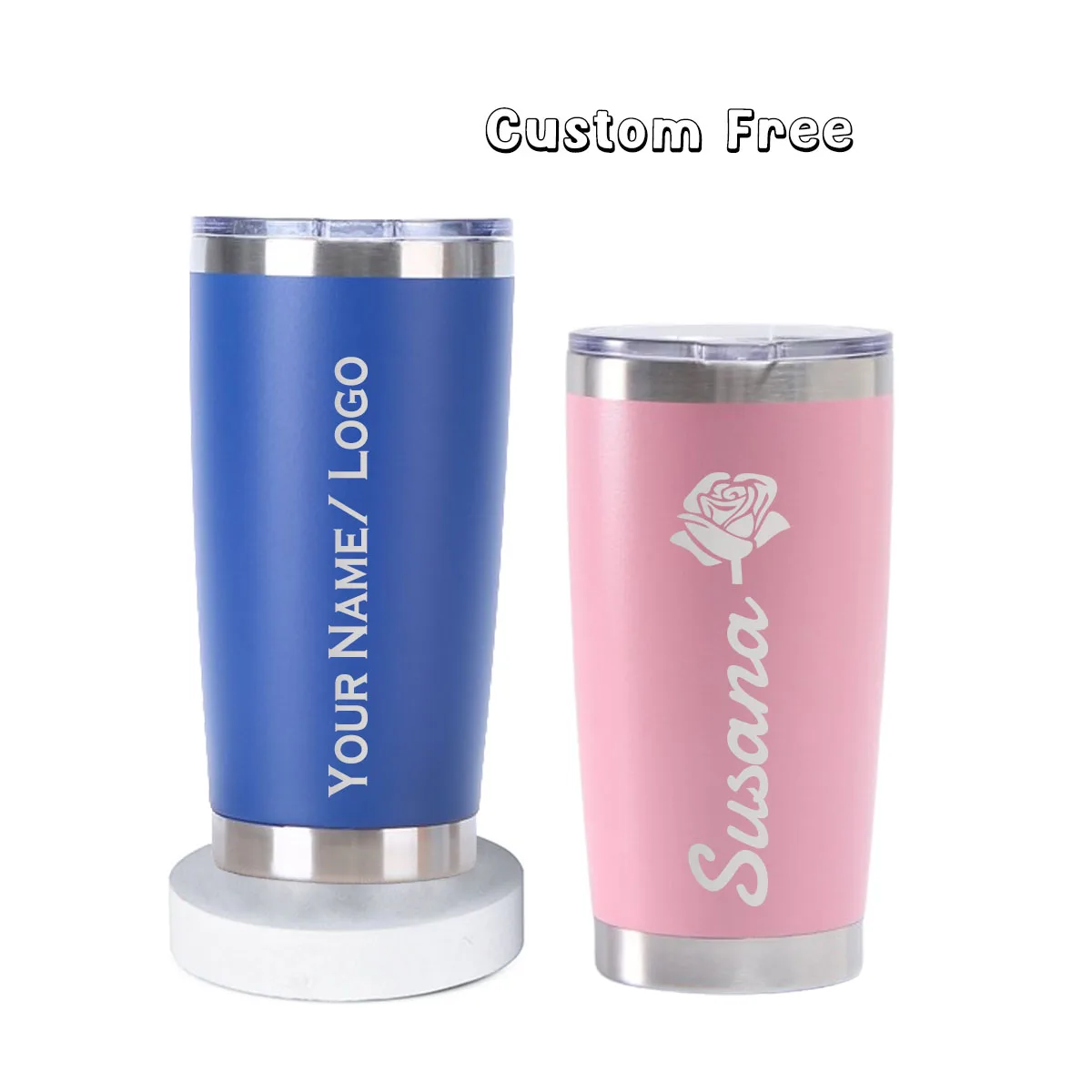 Personalized Valentine's Day Gifts for Boyfriend Girlfriend, Custom Tumblers with Names, Birthday Gifts for Wife Husband Her Him