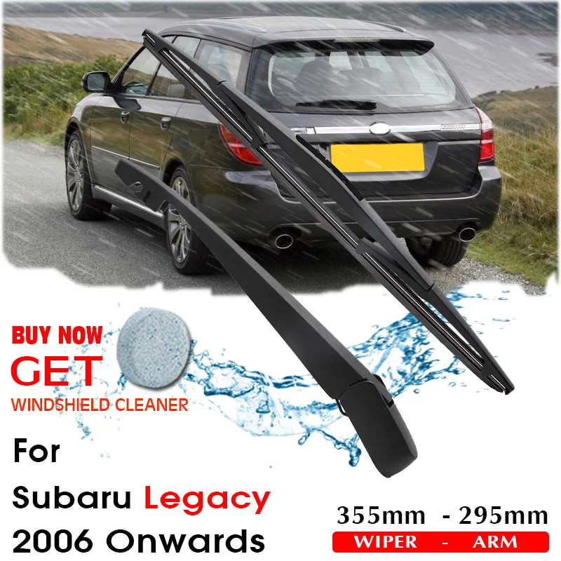 

Car Wiper Blade Rear Back Window Windscreen Windshield Wipers For Subaru Legacy Hatchback 355mm 2006 onwards Auto Accessories