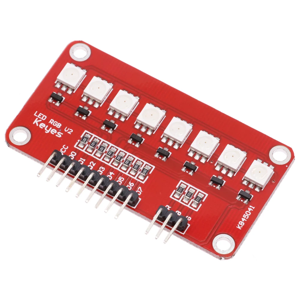 5/10PCS Full Color RGB 5050 LED SCM Printed Circuit Board Control Controller Module PCB Design For Arduino AVR ARM Red