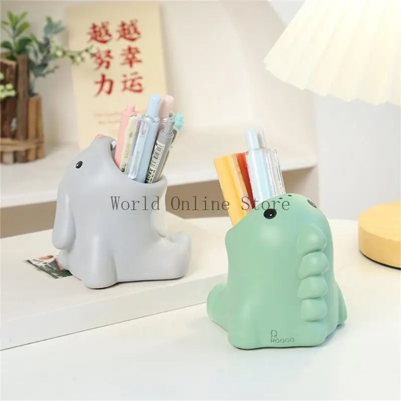 

Lovely Cats Pencil Holders Desk Organizers Cartoon Animal Pen Holders Brush Container Panda Desktop Holders for School 87HC