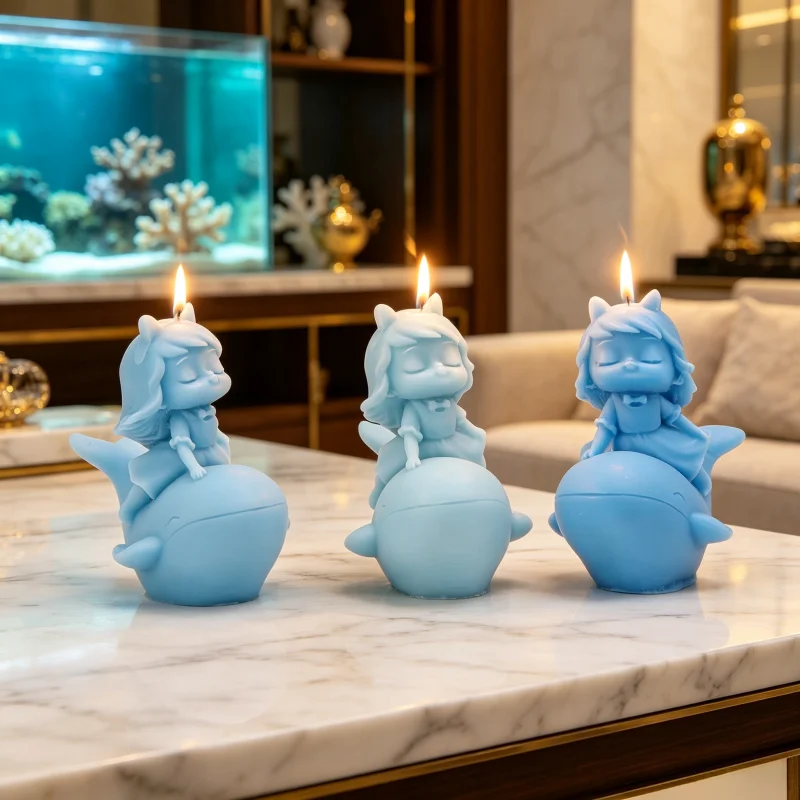 Whale And Dolphin Candle Mold  - Resin Ocean Wave Mold review and price