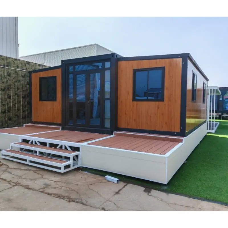 Customized Wholesale 20ft 40ft Expandable Homes Foldable Prefab Tiny House Container House Garden Back Yard Warehouse Barn Sheds
