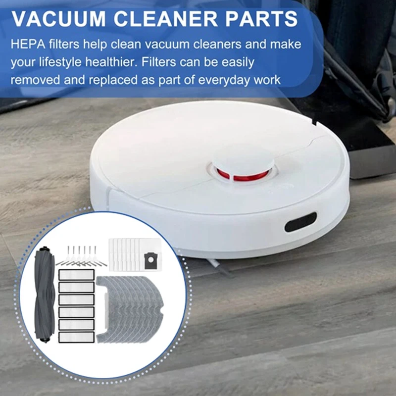 Piezas de repuesto para Robot aspirador Dreame D10 Plus Gen 2 RLD32GD, accesorios, filtro de Cepillo Lateral principal, fregona, bolsa de polvo