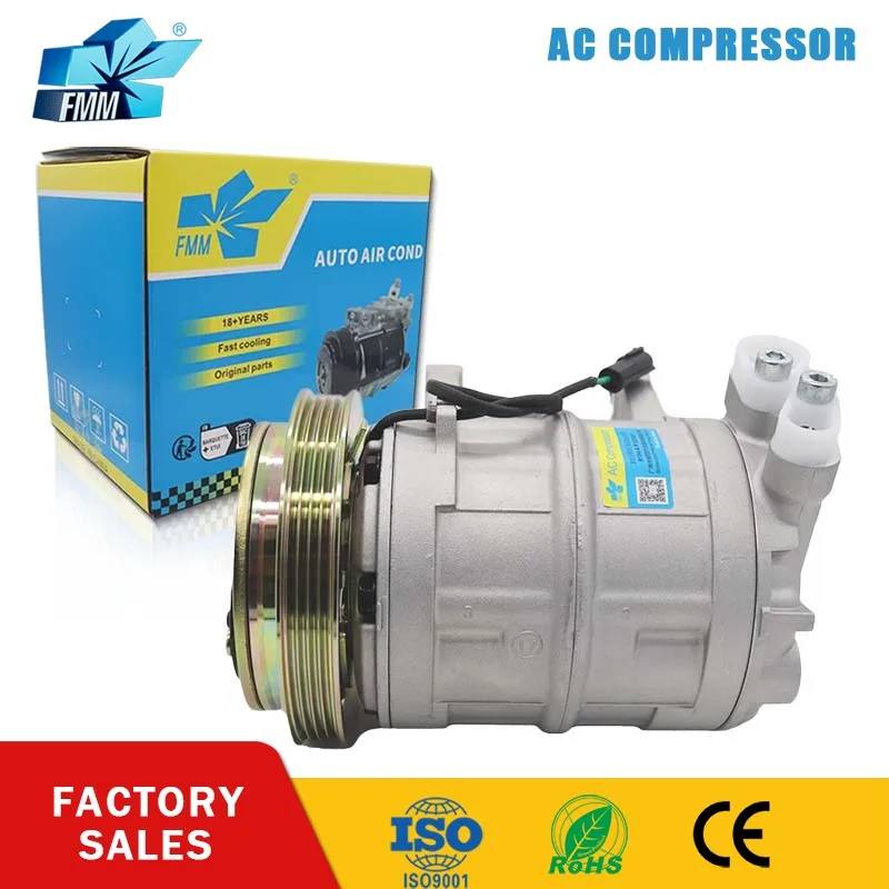 

FMM CWV617 CWV617C A/C AC Compressor 24V for Nissan UD Truck 4E741D94FC8 CR276-0Z01B 27630-10Z15
