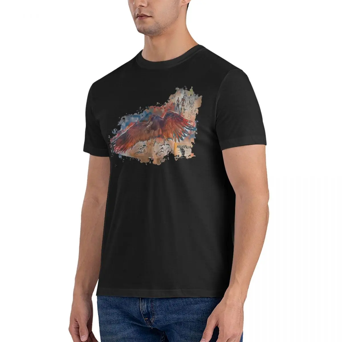 Fashion Argentavis T-Shirt Men O Neck Pure Cotton T Shirt ARK Survival Evolved Short Sleeve Tees Graphic Clothing