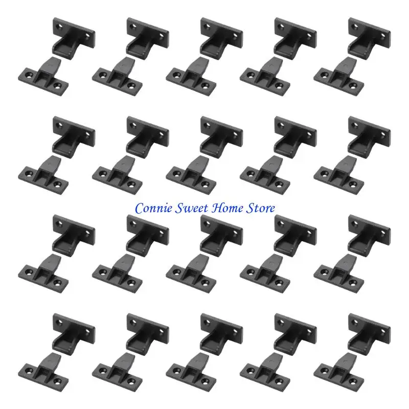 LXAF Roman Column Trim Fastener Set in Black Plastic 20 Pack Repair