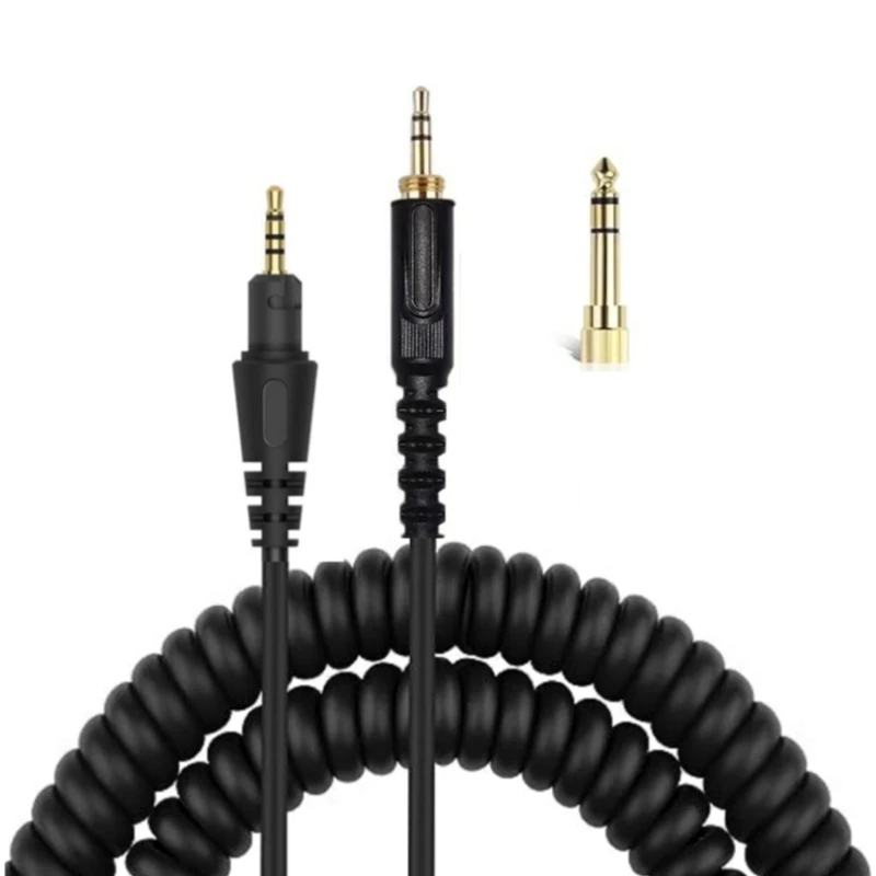 

Spring Cable for HDJCUE1/HDJCUE1BT/HDJX5/HDJX7 Headphone Repair Cable Uninterrupted Sound Experience 250cm/98.43inch Dropship