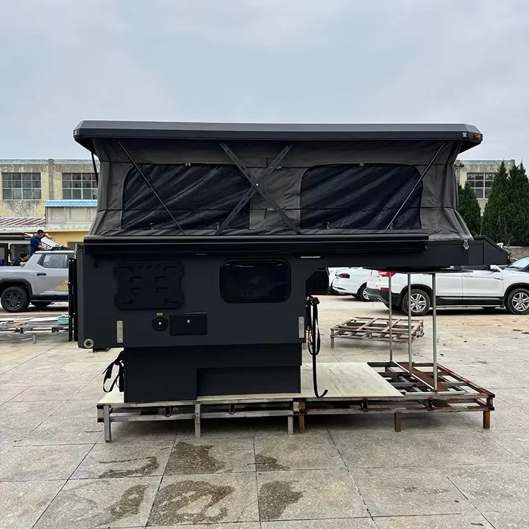 Premium Overland Truck Camper with Spacious Sleeping Tent for Pickup Travel Expeditions and Weekend Getaways