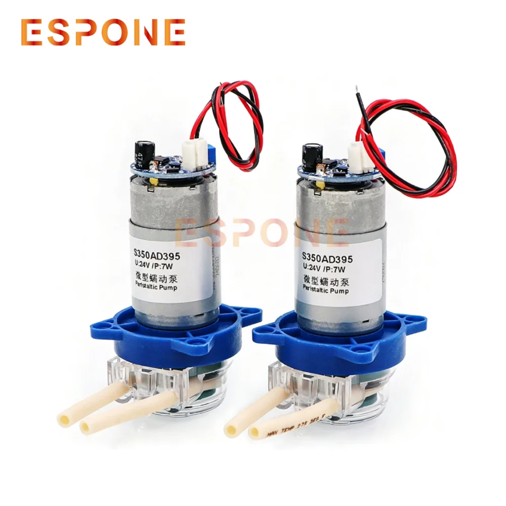 ESPONE 24V DC 7W Speed‑Adjustable Peristaltic Pump, White Ink Suction Pump For Human Xuli DTF UV Flatbed Printer