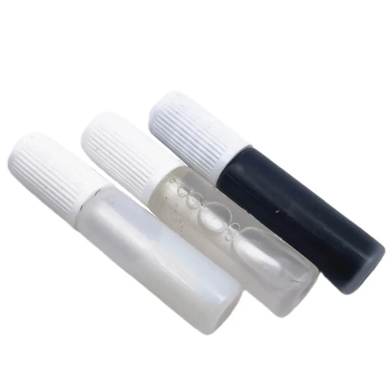 Pegamento desechable para pestañas postizas, 30 piezas, resistente al agua, negro, blanco, transparente, secado rápido, extensión de pestañas, pegamento duradero, herramientas de maquillaje