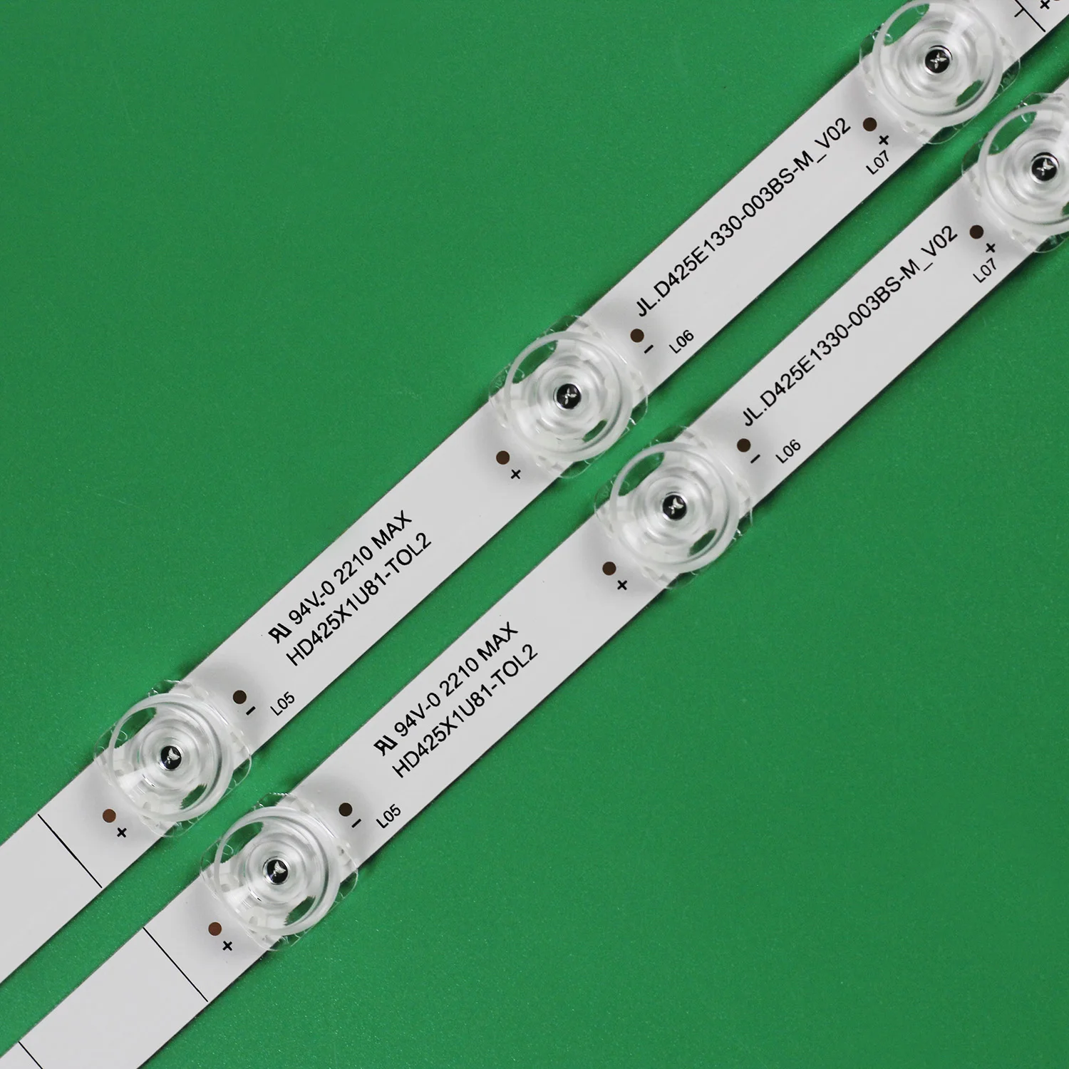 Tira de LED para Hisense 43A72GQ 43A7GQ 43A60GEVS 43A7GQTUK 43A7HQTUK HD425Z6U52-T0L1 SVH425A21 ZD_SSC_D425_4X10