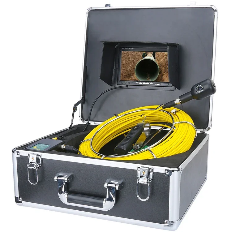 HD Dual Camera Drain Sewer Industrial Endoscope Pipe Inspection Video Camera