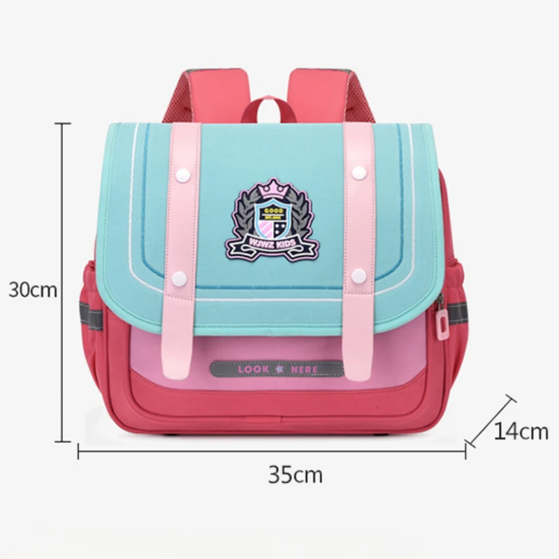 New Primary School Bags High Quality Large Capacity Horizontal Schoolbag British Style Kids Rucksack Student Book Bag Backpack