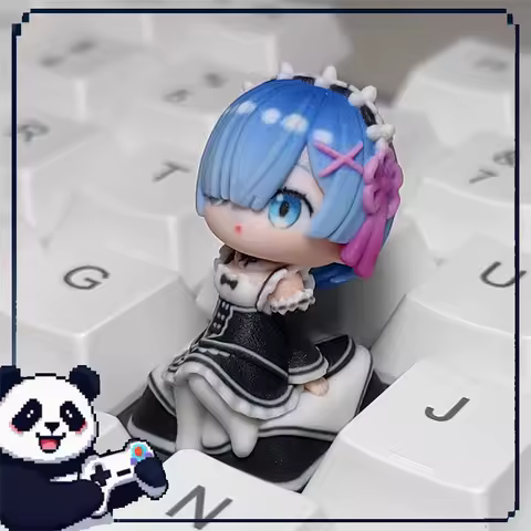 Re Anime Girl Keycap Mechanical Keyboard Cross Switch Accessories Esports Game Custom Frosted Texture Gamer Cute Pc Desktop Gift