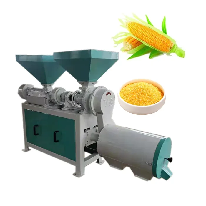 Corn Grinding Machine Powder Rice Peeling Xiaomi Soybean Polishing and Kernel Making Machine