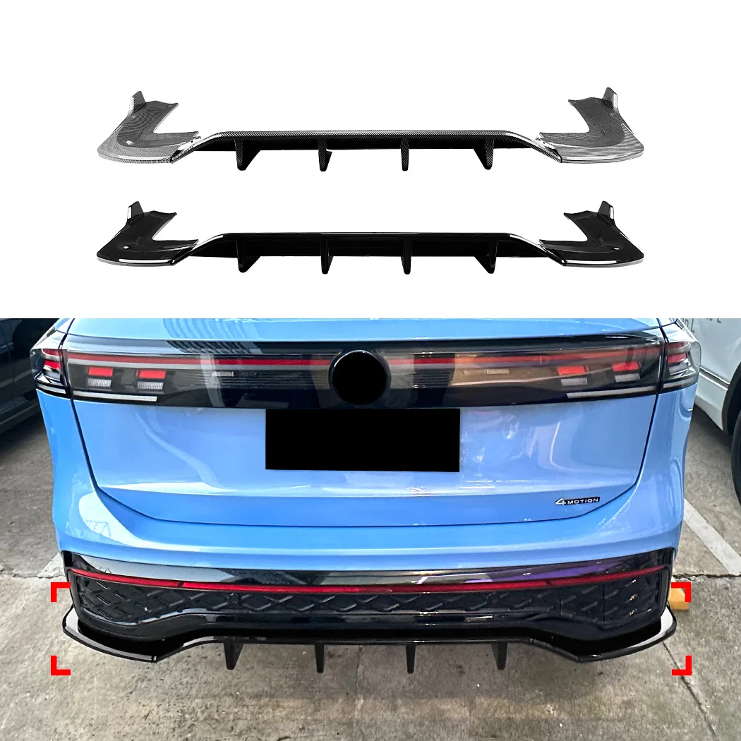 

It Is Suitable for Volkswagen Tiguan Tiguan MK3 Rline 2024+ Tail Lip Rear Lip Wind Knife Spoiler Corner Modification
