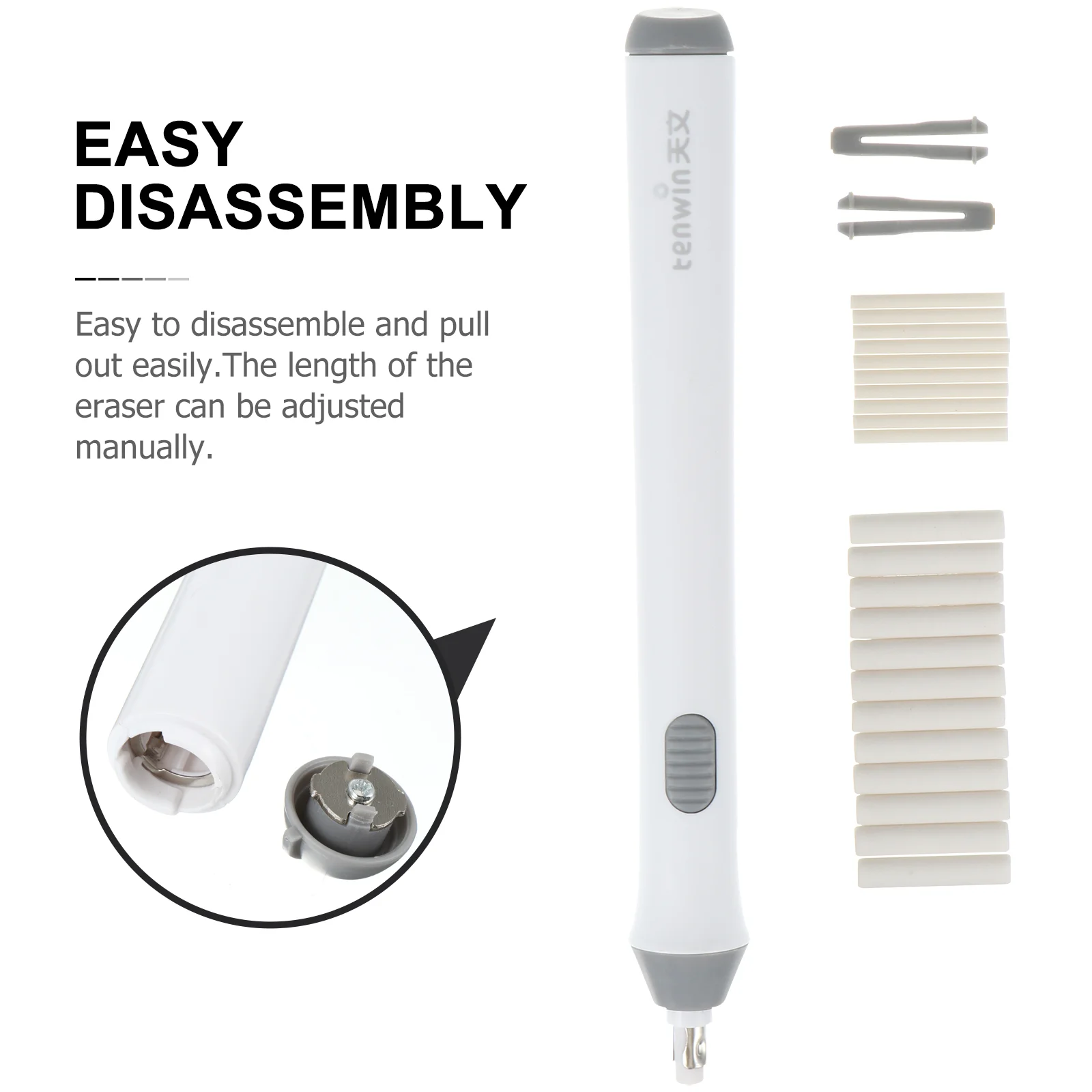 Kit de gomme électrique recharge de typepo Abs croquis Modification élèves