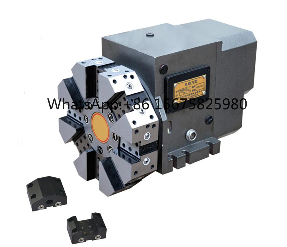 Electric Turret Tool Post 6-8 Station Machine Tool Accessory with Motor