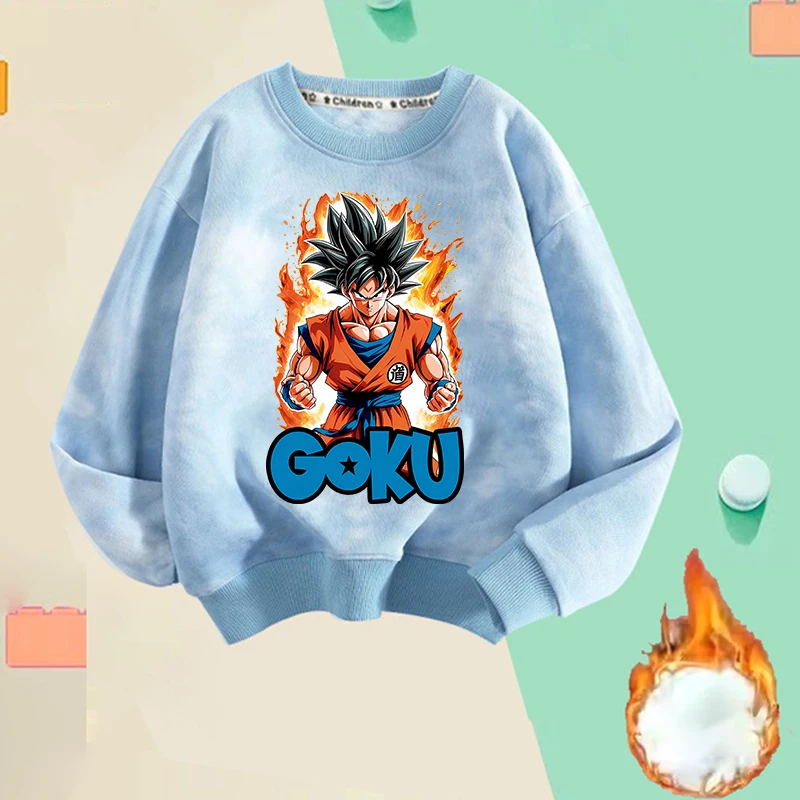 新しいドラゴンボール薄型フリースパーカー漫画悟空男性トレーナ - Baby Clothing Japan のレビューと価格
