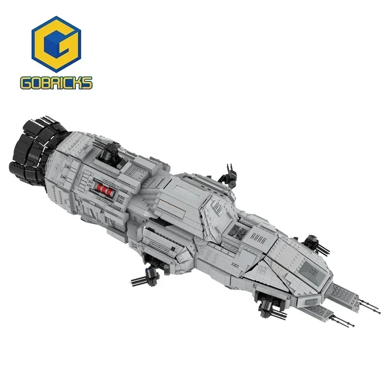 

Gobricks MOC The Expanse Rocinante Space Wars Building Blocks Set Mid Scale Spaceship Bricks Educational Toys Juguetes Gifts