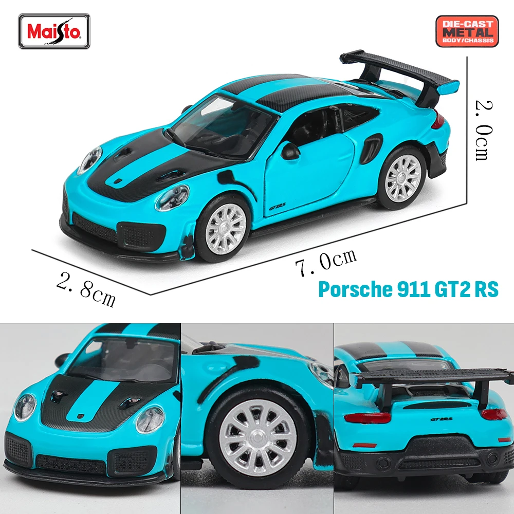 Maisto 1:64 فيراري SF90 SP1 812 DAYTONA SP3 911 GT2 RS الهيكل سبيكة كاملة يموت الصب نموذج سيارة جمع دمى هدايا