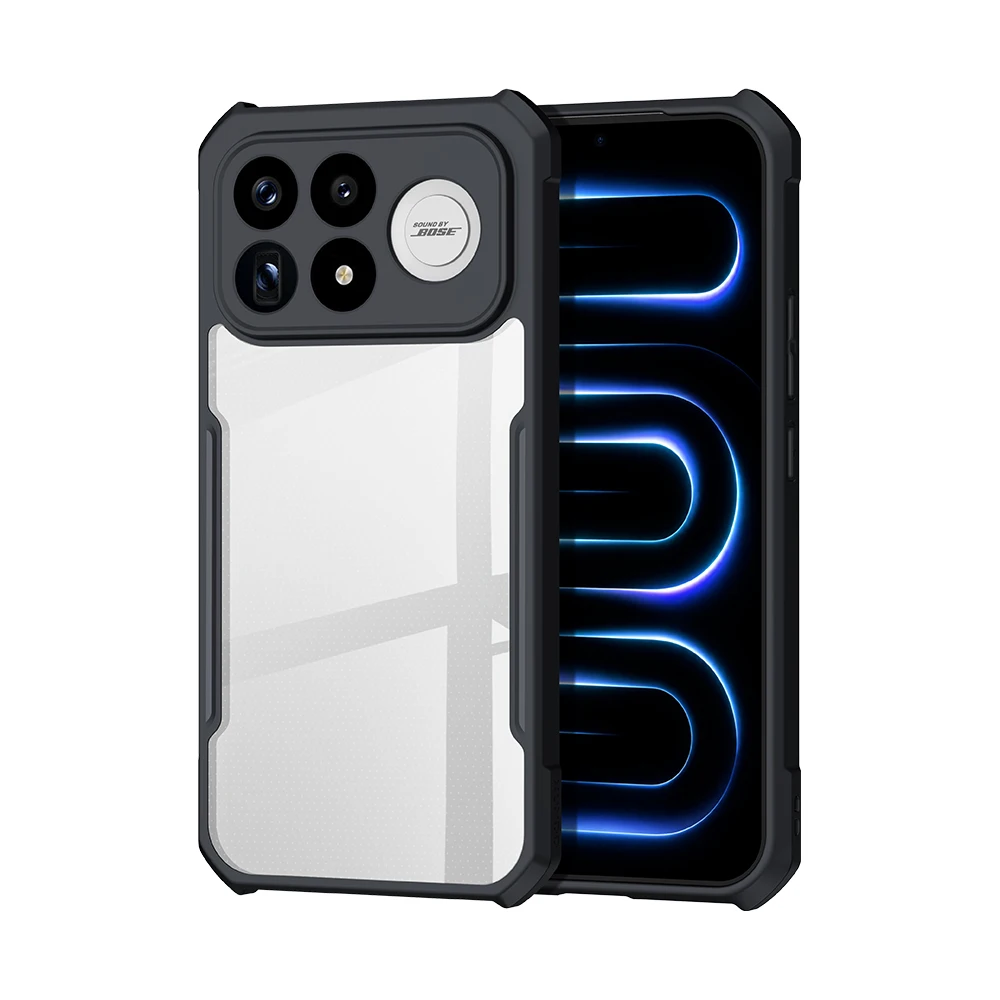 XUNDD Hülle für Redmi K100 Pro Max POCO F9 Ultra Magnetischer Ständer Stoßfeste Airbag-Schutzhülle Transparent Schwarz Kameraschutz Funda – Detail 7
