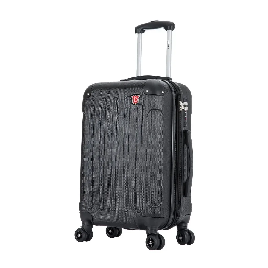 

Intely 20" Hardside Lightweight Carry-on Luggage with Spinner Wheels and USB Port Black