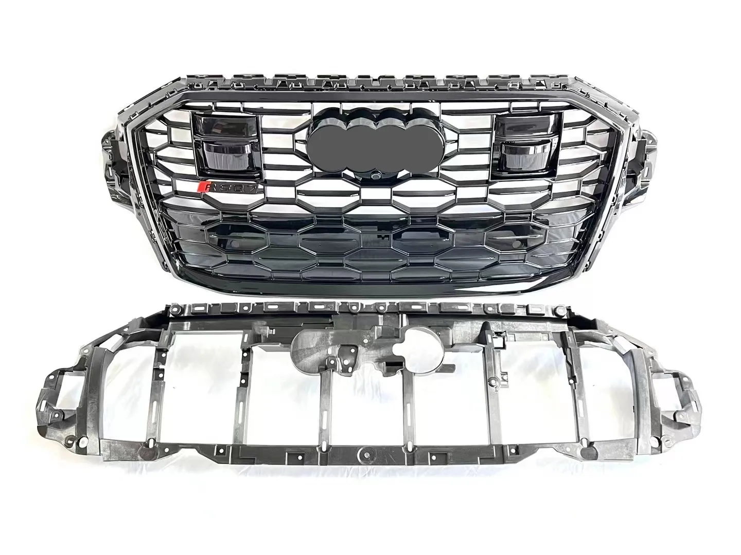 New Arrival Audi RSQ7 Style Front Bumper Grille With ACC For Audi Q7 SQ7 2020-2022 Upgrade Audi RSQ7 Grille