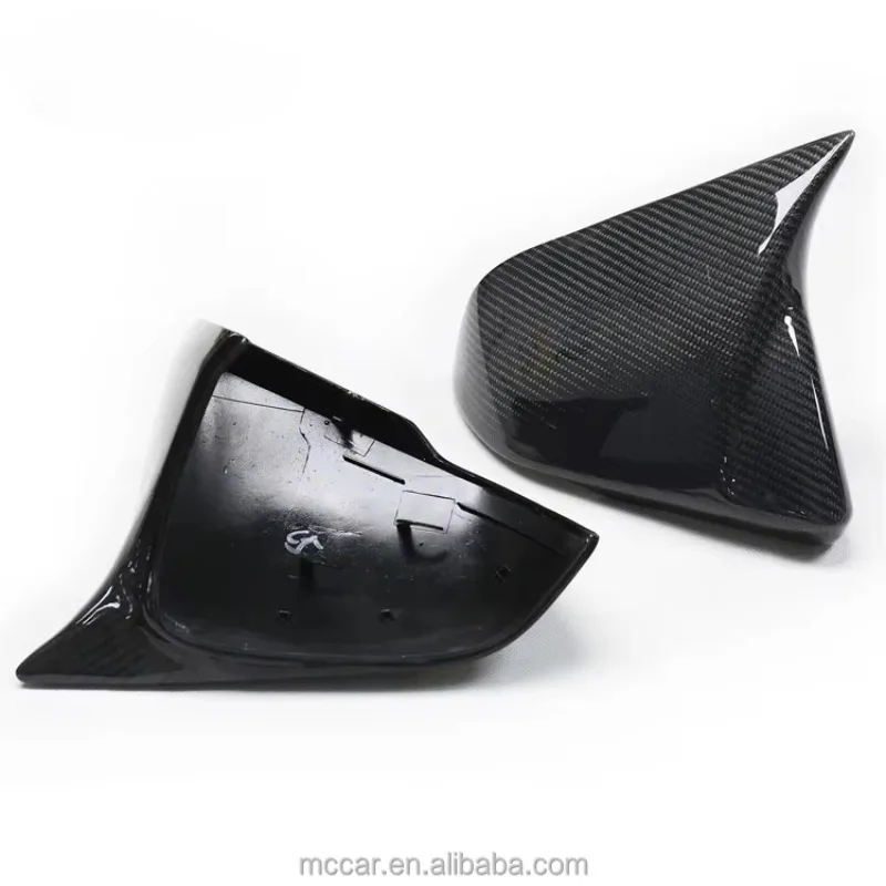 

Tom AutoHigh Quality Carbon Fiber Car Rearview Mirror Cover for Ford 15+European Standard Edition Mustang Dry Carbon Fiber Mirro