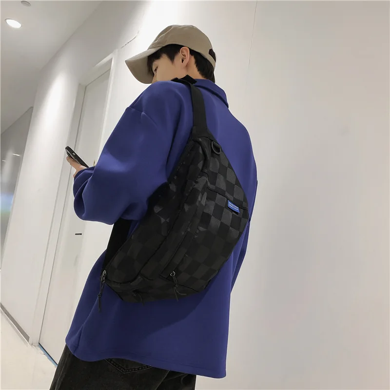 Große Kapazität Frauen Taille Taschen Mode Brust Tasche Unisex Straße Hip-hop Schulter Umhängetasche Outdoor Sport Fanny Pack Gürtel tasche – Detail 10